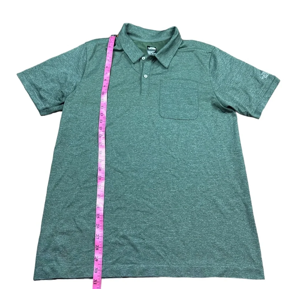 THE NORTH FACE: Men’s Green Polo Short Sleeve Shirt -Size XL
